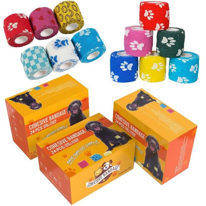 Bulk Wholesale Bitter Vet Wrap Elastic Self Adhesive Bitter Veterinary Cohesive Bandage - Image 4